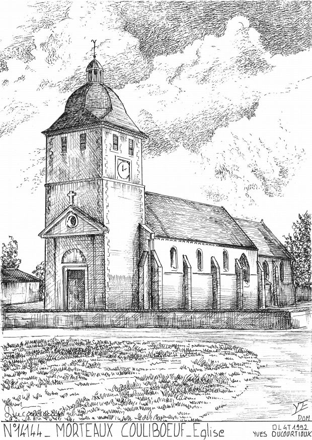 N 14144 - MORTEAUX COULIBOEUF - glise